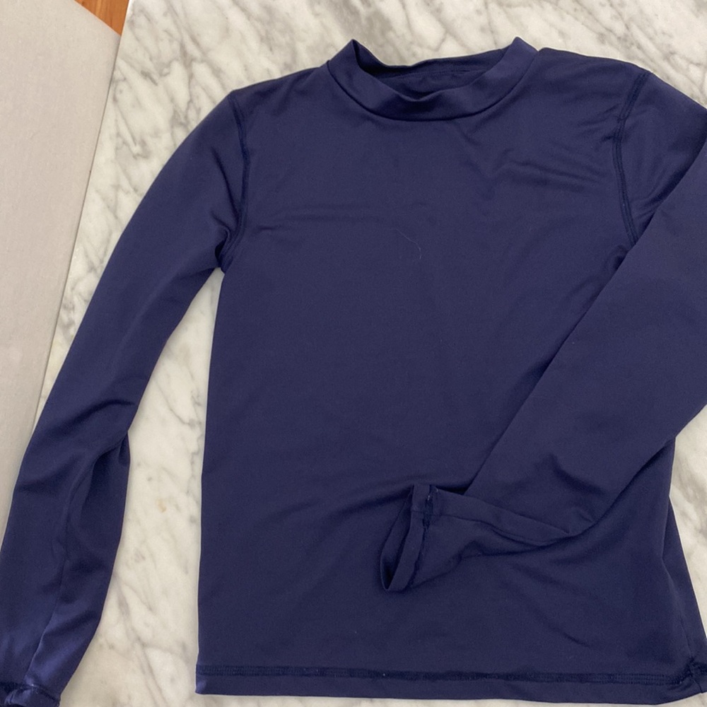 EUC - UPF50- navy long sleeve rashguard size 8-10. Others posted sep.